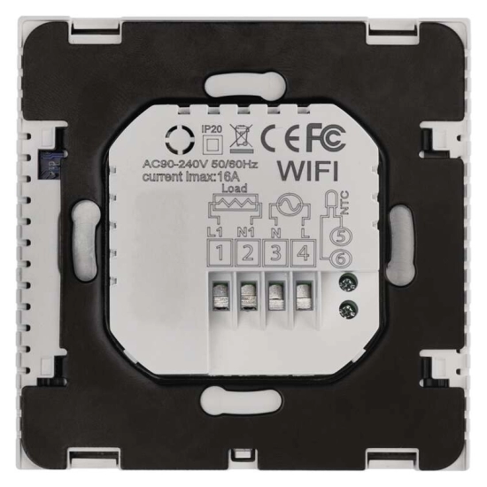 Termostat sobni digitalni za podno grijanje, tjedni, Wifi, EMOS GoSmart P56201UF