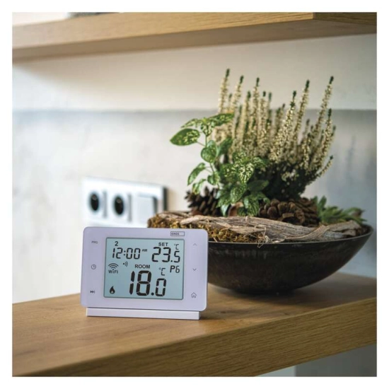 Termostat sobni digitalni, tjedni, Wifi, EMOS GoSmart P56211 Termostat sobni digitalni, tjedni, Wifi, EMOS GoSmart P56211