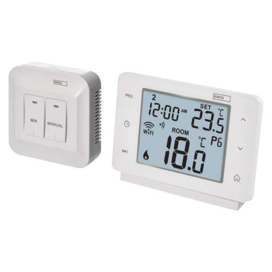 Termostat sobni digitalni, tjedni, Wifi, EMOS GoSmart P56211 Termostat sobni digitalni, tjedni, Wifi, EMOS GoSmart P56211