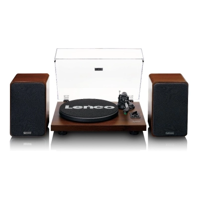 Gramofon LENCO LS-600WA, sa zvučnicima, Bluetooth 5, ugrađeno predpojačalo i pojačalo, RCA izlaz, 2x30W RMS, 33 i 45 RPM, Audio-Technica cartridge AT-VM95E   - AUDIO I VIDEO SUSTAVI