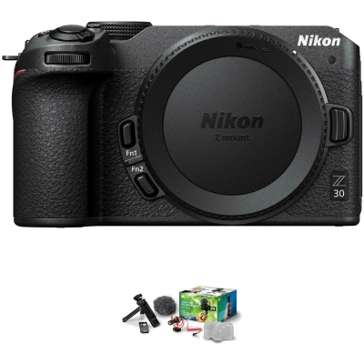 Fotoaparat NIKON Z30  Vlogger Kit, DX-Format CMOS Sensor, 20.9MP, 4K UHD   - AKCIJE
