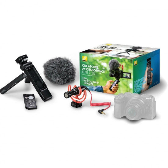 Fotoaparat NIKON Z30  Vlogger Kit, DX-Format CMOS Sensor, 20.9MP, 4K UHD
