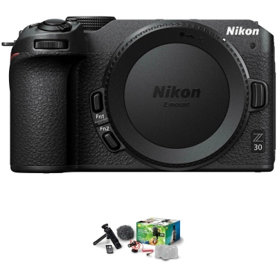 Fotoaparat NIKON Z30  Vlogger Kit, DX-Format CMOS Sensor, 20.9MP, 4K UHD   - Fotoaparati