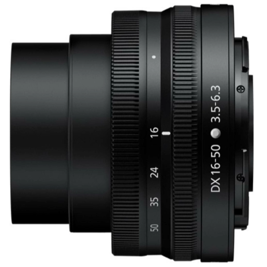 Fotoaparat NIKON Z fc + 16-50  f/3.5-6.3 VR, DX-Format CMOS Sensor, 20.9MP, 4K UHD, crni