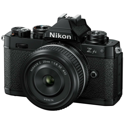 Fotoaparat NIKON Z fc + 28mm f/2.8 SE, DX-Format CMOS Sensor, 20.9MP, 4K UHD, crni   - Ljetna promocija NIKON SD2