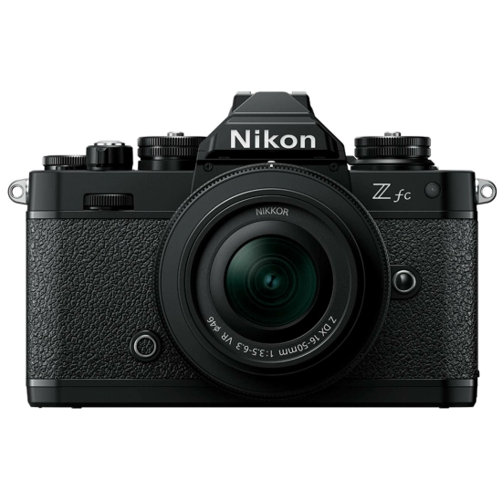 Fotoaparat NIKON Z fc + 16-50VR (BK) + 50-250 VR, DX-Format CMOS Sensor, 20.9MP, 4K UHD, crni