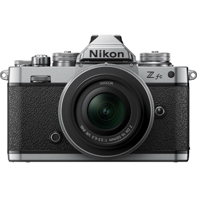 Fotoaparat NIKON Z fc + 16-50  f/3.5-6.3 VR, DX-Format CMOS Sensor, 20.9MP, 4K UHD, srebrni   - Fotoaparati
