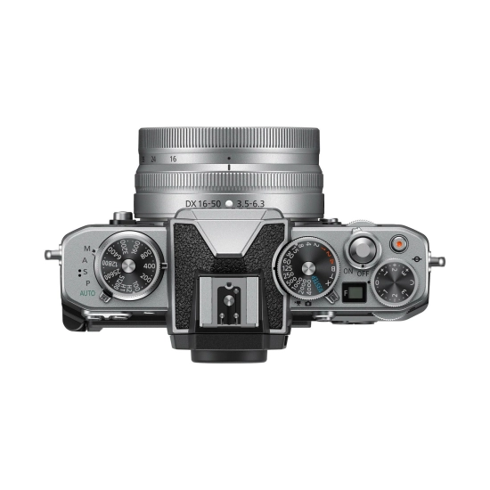 Fotoaparat NIKON Z fc + 16-50  f/3.5-6.3 VR, DX-Format CMOS Sensor, 20.9MP, 4K UHD, srebrni