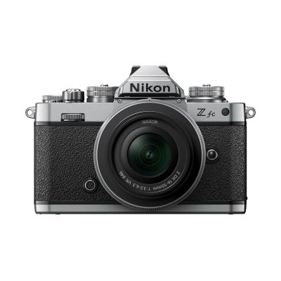 Fotoaparat NIKON Z fc + 16-50  f/3.5-6.3 VR, DX-Format CMOS Sensor, 20.9MP, 4K UHD, srebrni   - Fotoaparati