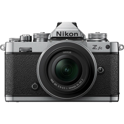 Fotoaparat NIKON Z fc + 16-50  f/3.5-6.3 VR, DX-Format CMOS Sensor, 20.9MP, 4K UHD, srebrni   - AKCIJE