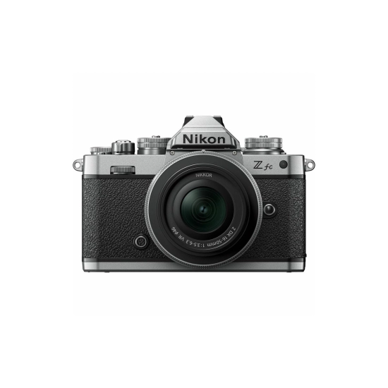 Fotoaparat NIKON Z fc vlogger kit, DX-Format CMOS Sensor, 20.9MP, 4K UHD, srebrni