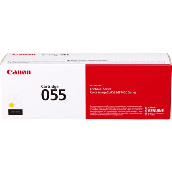Toner CANON CRG-055Y, žuti, za i-SENSYS LBP663Cdw/LBP664Cx/MF742Cdw/MF744Cdw/MF746Cx