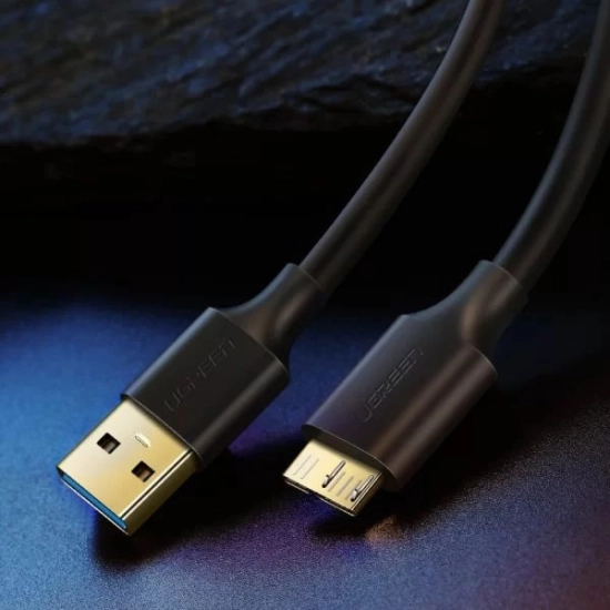 Kabel UGREEN USB A 3.0 (M) na USB micro B 3.0 (M), 1m, crni Kabel UGREEN USB A 3.0 (M) na USB micro B 3.0 (M), 1m, crni