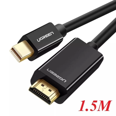 Kabel UGREEN Mini DP (M) to HDMI, 4K, 1.5m, crni   - Video kabeli