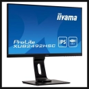 Monitor 23.8incha IIYAMA XUB2492HSC-B1, FHD, IPS, 75Hz, 4ms, 250cd/m2, 1000:1, pivot, crni