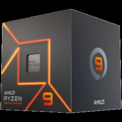 Procesor AMD Desktop Ryzen 9 7900 5.4GHz Maxt, 76MB, 12 core, s. AM5, hladnjak, Radeon Graphics   - INFORMATIČKE KOMPONENTE
