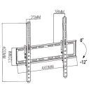 Nosač zidni za TV NEDIS TVWM1131BK, 23-55incha, 35kg