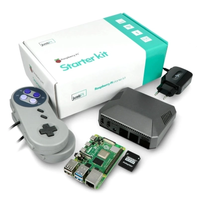 Set Raspberry Pi 4 B, 4GB, RetroPi Gaming Kit, Botland - Raspberry Set Raspberry Pi 4 B, 4GB, RetroPi Gaming Kit, Botland - Raspberry