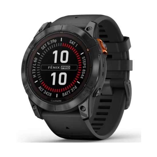 Pametni sportski sat GARMIN Fenix 7X PRO Solar, GPS, multisport, Slate Gray SS, crni remen, 010-02778-01 Pametni sportski sat GARMIN Fenix 7X PRO Solar, GPS, multisport, Slate Gray SS, crni remen, 010-02778-01
