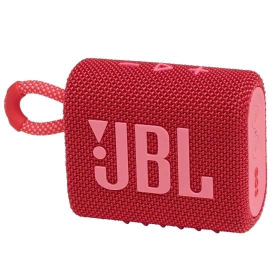 Prijenosni bluetooth zvučnik JBL GO 3, BT5.1, vodootporan IP67, crveni, JBLGO3RED