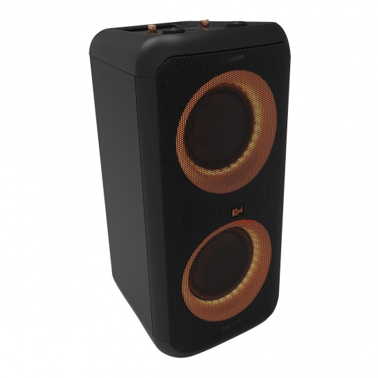 Prijenosni audio sustav KLIPSCH GIG XXL party speaker, Bluetooth 5.0, 3.5mm, 6.3 mm, RGB, USB, IPX4, 1x žičani mikrofon, crni