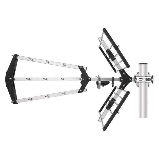 Antena EMOS PROFI EM-P117, DVB-T/T2, 0-100km, vanjska, pasivna, filter LTE/4G/5G Antena EMOS PROFI EM-P117, DVB-T/T2, 0-100km, vanjska, pasivna, filter LTE/4G/5G