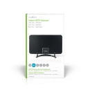 Antena NEDIS ANIR2501BK700, FM, DAB+, DVB-T/T2, 0-25km, aktivna, filter LTE700, 26 dB, crna
