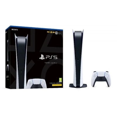Igraća konzola SONY PlayStation 5 Digital Edition C chassis + Dualsense Wireless Controller White   - GAMING