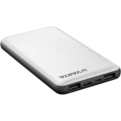 Prijenosno napajanje powerbank VARTA Energy 57976101111, 10.000 mAh, 1x USB-C, 2x USB-A, 1-micro USB srebrno   - EKŠN.