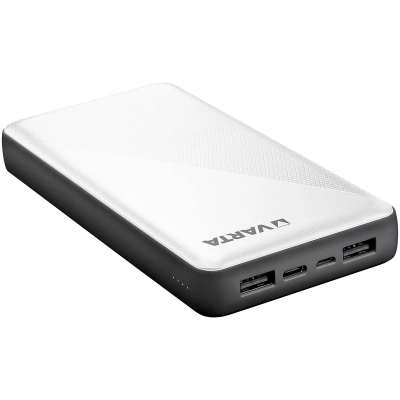 Prijenosno napajanje powerbank VARTA Energy 57978101111, 20.000 mAh, 1x USB-C, 2x USB-A, 1-micro USB srebrno   - Powerbank