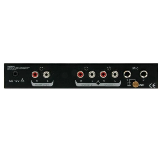 DJ mixer HQ POWER PROMIX50U, 2 stereo kanala, USB A ulaz