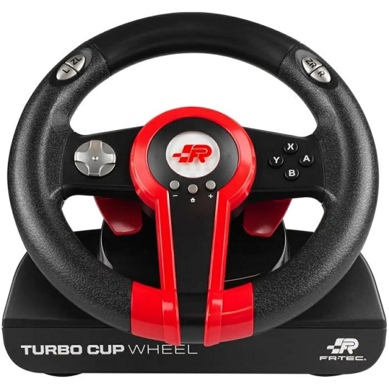 Volan FR-TEC TURBO CUP WHEEL, za NINTENDO Switch i PC crno crveni