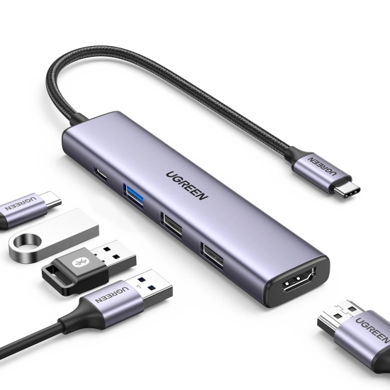 USB HUB UGREEN, USB C na 3x USB A, USB C, HDMI, Power Delivery USB HUB UGREEN, USB C na 3x USB A, USB C, HDMI, Power Delivery