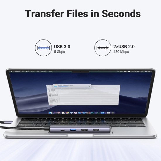 USB HUB UGREEN, USB C na 3x USB A, USB C, HDMI, Power Delivery USB HUB UGREEN, USB C na 3x USB A, USB C, HDMI, Power Delivery