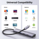 USB HUB UGREEN, USB C na 3x USB A, USB C, HDMI, Power Delivery
