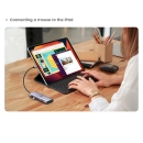 USB HUB UGREEN, USB C na 3x USB A 3.0, HDMI, VGA, RJ45 Gigabit, SD/TF, Power Delivery, 3.5mm sivi