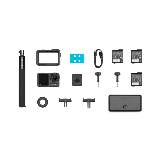 Akcijska kamera DJI Osmo Action 4 Adventure Combo, 4K, CP.OS.00000270.01