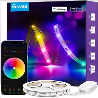 LED set Govee RGBIC Basic, Wi-Fi, Bluetooth, IP 20, 5 m   - LED trake i pribor