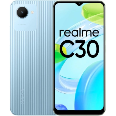 Smartphone REALME C30, 6.5incha, 3GB, 32GB, Android 11, svijetlo plavi   - Smartphone promo - zadnji komadi ograničena količina