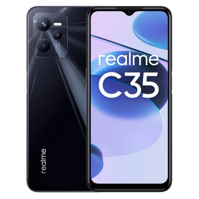 Smartphone REALME C35, 6.6incha, 4GB, 64GB, Android 11, svijetlo plavi   - Smartphone promo - zadnji komadi ograničena količina