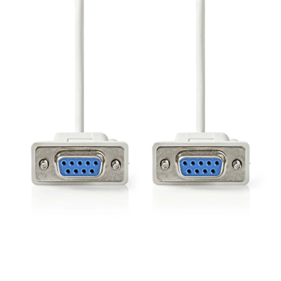 Kabel NEDIS, serijski null modem DB9 ŽŽ, 2m Kabel NEDIS, serijski null modem DB9 ŽŽ, 2m
