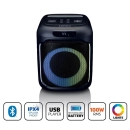 Prijenosni audio sustav LENCO PA-100, 100W RMS, Bluetooth 5.0, IPX4, TWS, USB A, daljinski upravljač, 1x bežični mikrofon