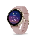 Pametni sportski sat GARMIN Venu 3S Dust Rose Soft Gold, 010-02785-03
