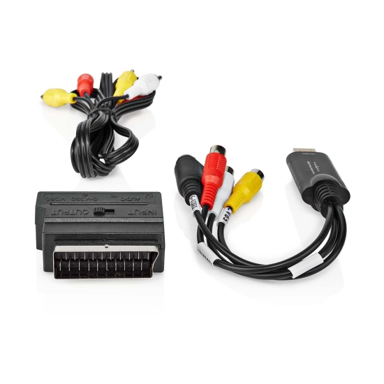 Video Grabber NEDIS VGRRU101BK  A/V cable, Scart, USB 2.0 