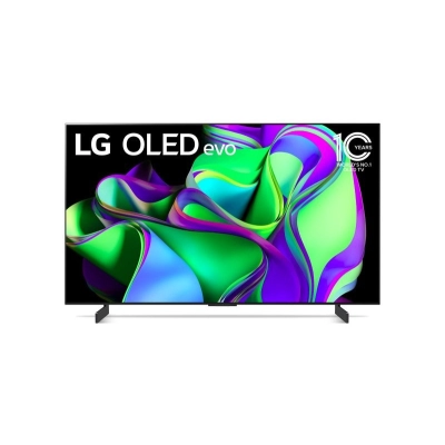 Televizor LED 42incha LG OLED42C31LA, Smart TV, 4K UHD, DVB-C/T2/S2, HDMI, Wi-Fi, USB, Bluetooth, energetski razred G, sivi   - TV I OPREMA