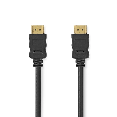 Kabel NEDIS, HDMI (M) na HDMI (M), crni, 10m, 4K, ethernet, bulk   - Video kabeli