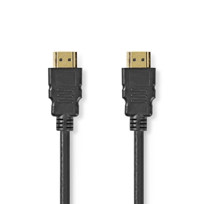 Kabel NEDIS, HDMI (M) na HDMI (M), crni, 1m, 8K, pozlaćeni, bulk   - Video kabeli