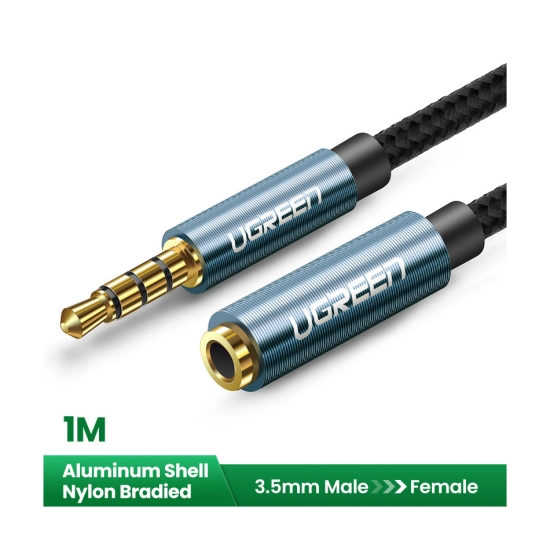 Kabel UGREEN, 3.5mm (M) na (Ž), produžni, 1m Kabel UGREEN, 3.5mm (M) na (Ž), produžni, 1m