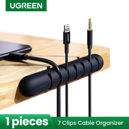 Organizator kablova UGREEN, sa 7 utora, crni Organizator kablova UGREEN, sa 7 utora, crni