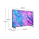 Televizor LED 85incha SAMSUNG UE85CU7172UXXH, Smart TV, 4K UHD, DVB-T2/C/S2, HDMI, Wi-Fi, USB, energetski razred F